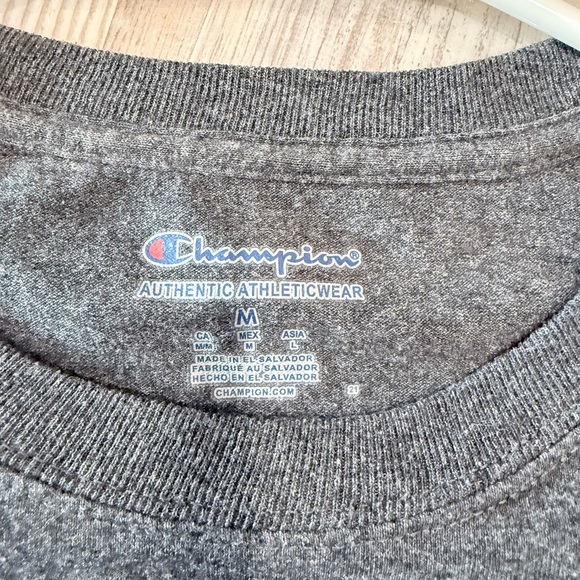 Champion Heather Gray Athletic Sweatshirt - Picture 2 of 2
